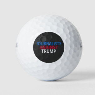 Balles De Golf Anti-Trump - Journalistes contre Trump