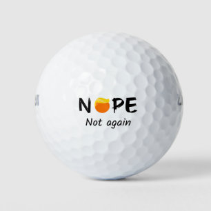 Balles De Golf Anti-Trump - Non, pas à nouveau II