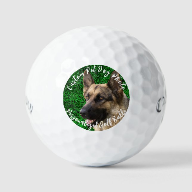 Balles De Golf Appel personnalisé pour chien de compagnie photo (Recto)