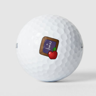 Balles De Golf Apple et Blackboard