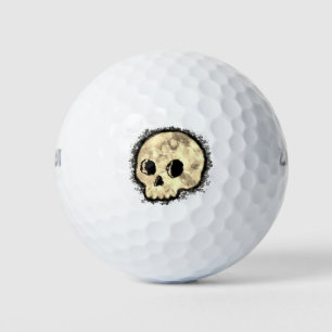 Balles De Golf Aquarelle demi-teinte de sépia