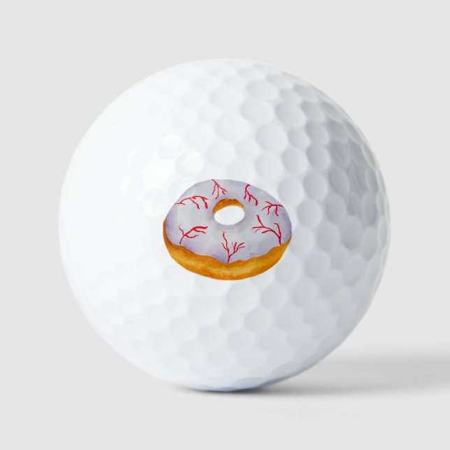 Balles De Golf Aquarelle Halloween Sanguin Tir Oeil Donateur (Recto)