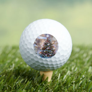 Balles De Golf Arbre de Noël Vintage