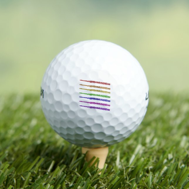 Balles De Golf Arc-en-ciel (T-shirt Insitu)