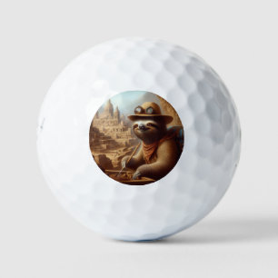 Balles De Golf Archéologue Sloth