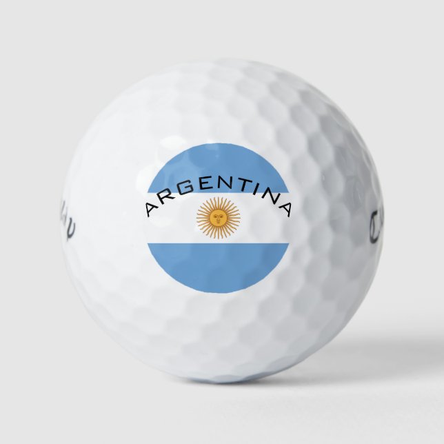 Balles De Golf argentine (Devant)