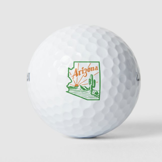 Balles De Golf Arizona (Devant)