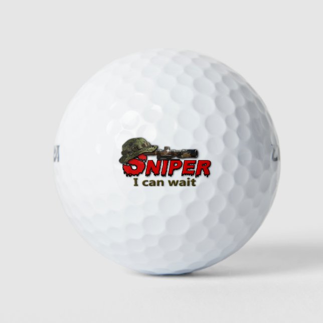 Balles De Golf Armée LRRPS LRRP Recon Snipers rangers militaires (Devant)
