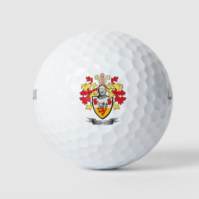 Balles De Golf Armoiries de Daly Coat (Devant)