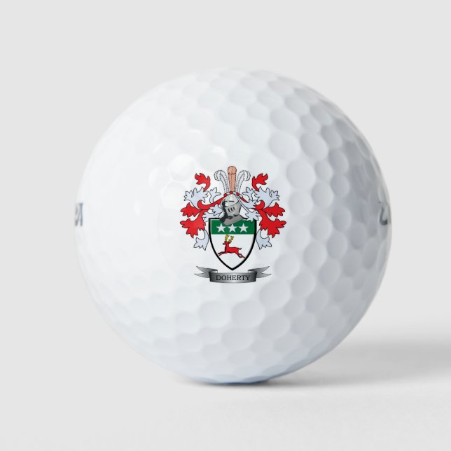 Balles De Golf Armoiries de Doherty (Devant)