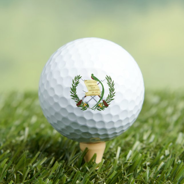 Balles De Golf Armoiries du Guatemala (T-shirt Insitu)