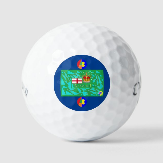 Balles De Golf Arsenal 15 (Recto)