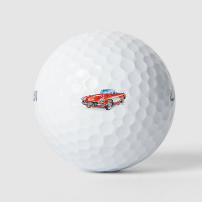 BALLES DE GOLF ART AUTOMOBILE C-ONE (Devant)
