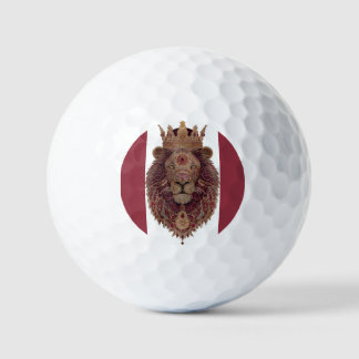 Balles De Golf Art du lion couronné royal