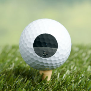 Balles De Golf Atterrisseur lunaire Apollo et Terre se levant au-