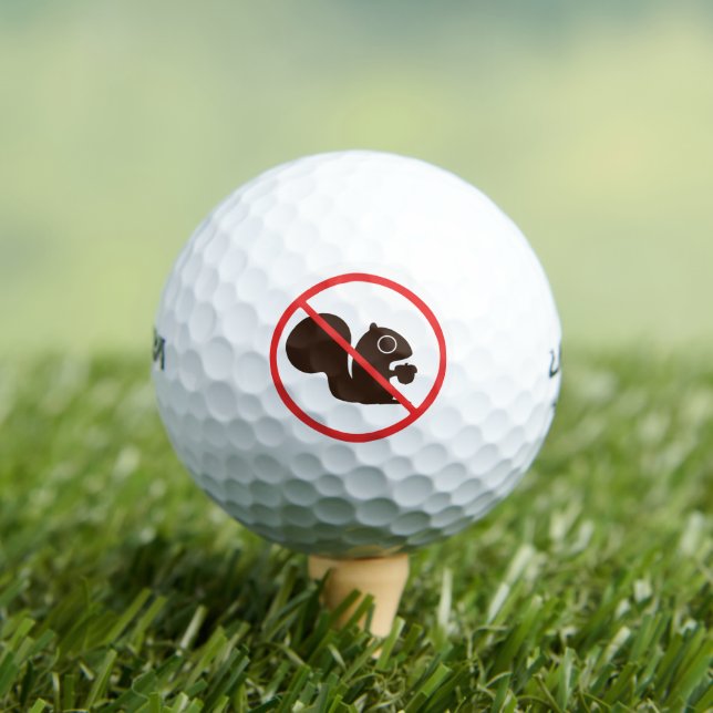 Balles De Golf Aucun écureuil (T-shirt Insitu)
