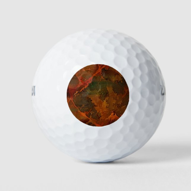 Balles De Golf Automne profond Terre riche automne Abstrait (Devant)