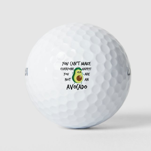BALLES DE GOLF AVOCADO (Devant)