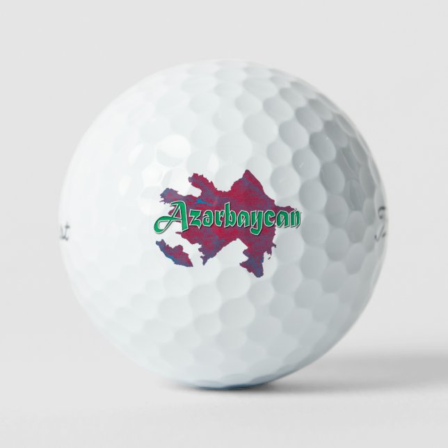 Balles De Golf Azerbaïdjan (Recto)