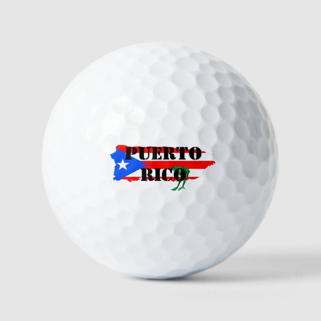 Balles De Golf Bal de golf de Coqui Porto Rico Island (Recto)