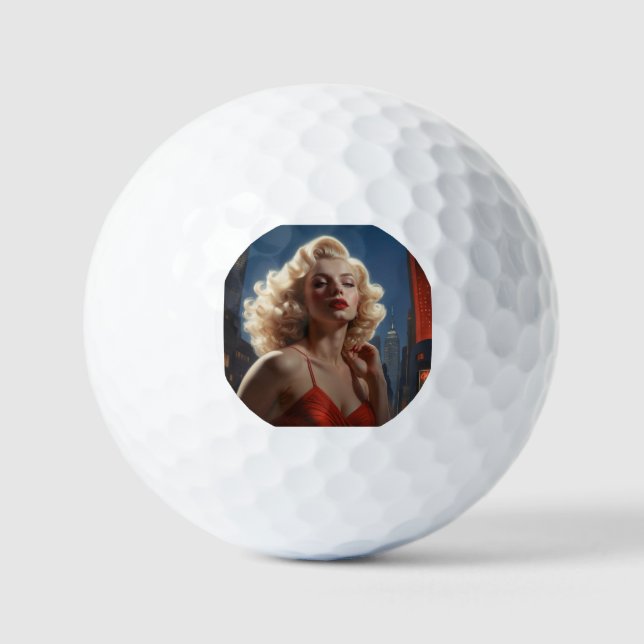 Balles De Golf Bal de golf de Marilyn (Recto)