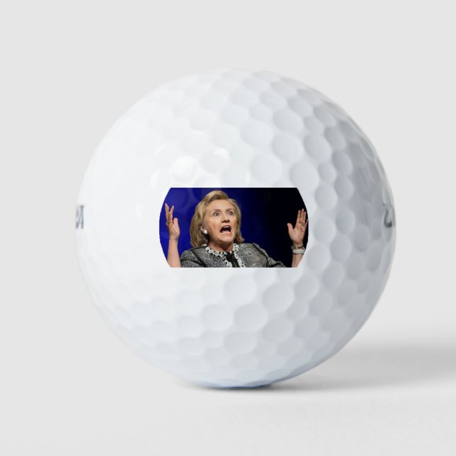 Balles De Golf Bal de golf Hillary Clinton (Devant)