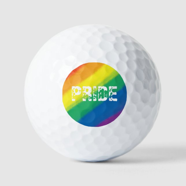 Balles De Golf Bal de golf LGBTQ+ Pride (Recto)