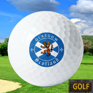 Balles De Golf Bal de golf Premium Scotland, Rampant, drapeau éco