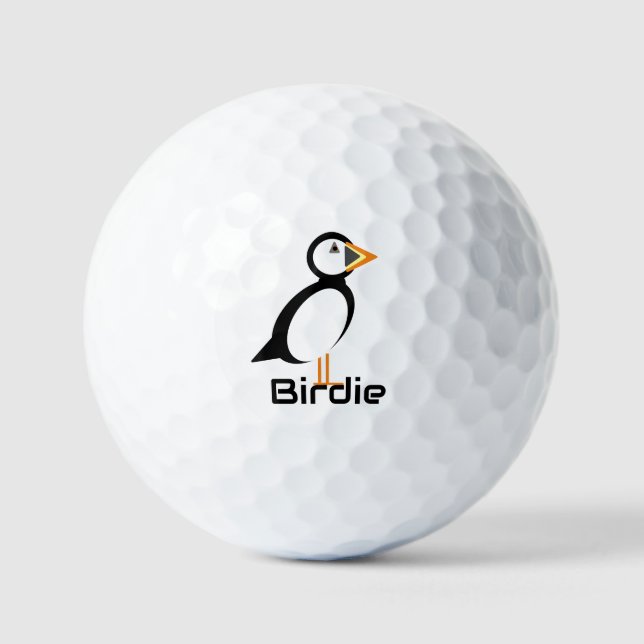 Balles De Golf Bal de golf Puffin Birdie (Recto)