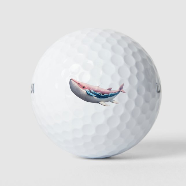 Balles De Golf baleine monstre cool (Devant)
