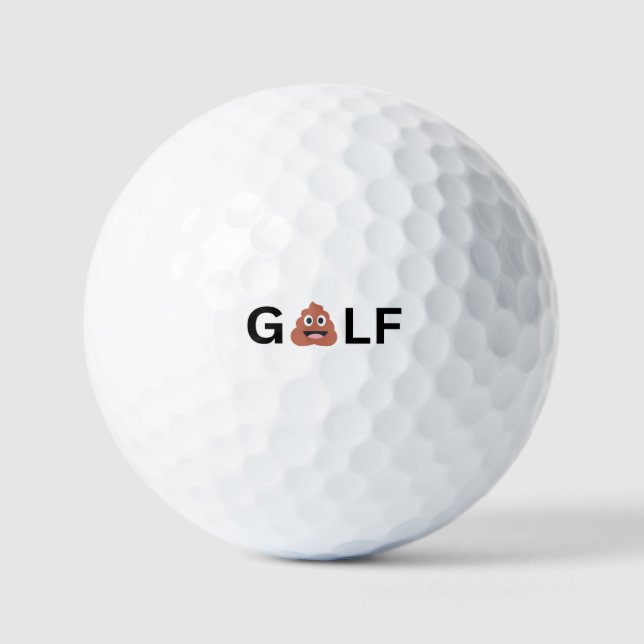 Balles De Golf Ball de golf amusant (Recto)
