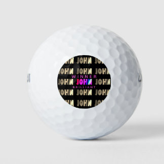 Balles De Golf Ball de golf élégant et intelligent pour John