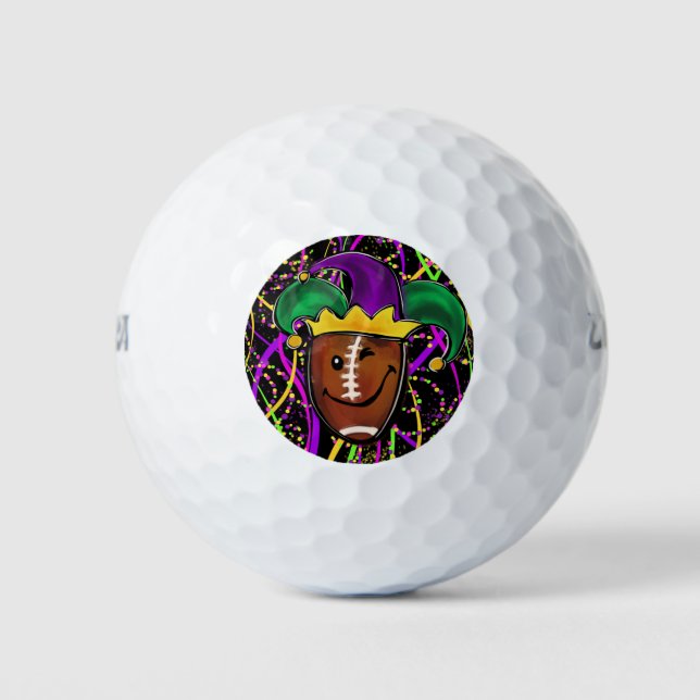 BALLES DE GOLF BALL DE GOLF MARDI GRAS (Devant)