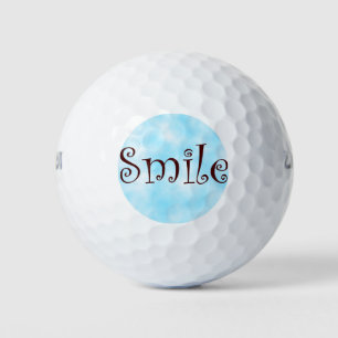 Balles De Golf Ball de golf souriant