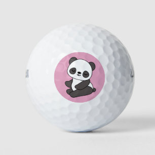 Balles De Golf Ballons de golf Cute Panda Bear