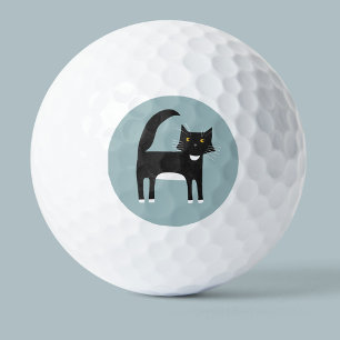 Balles De Golf Ballons de golf de Tuxedo noir et blanc