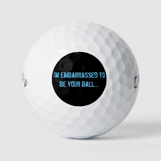 Balles De Golf Ballons de golf de warbird Callaway édition embarr (Devant)