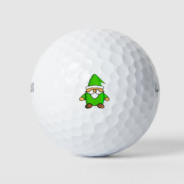 Balles De Golf Ballons de golf Gnome Cartoon (Devant)