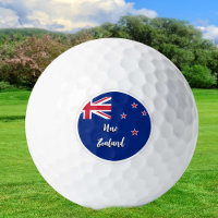 Ballons de golf néo-zélandais, drapeau zélandais /