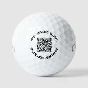 Balles De Golf Ballons de golf QR Code et Text Professional Stamp
