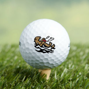 Balles De Golf Balls de golf de la loutre de mer