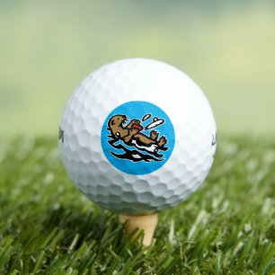 Balles De Golf Balls de golf de la loutre de mer