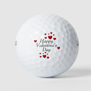 Balles De Golf Balls de golf Heureuses Saintes-Valentin