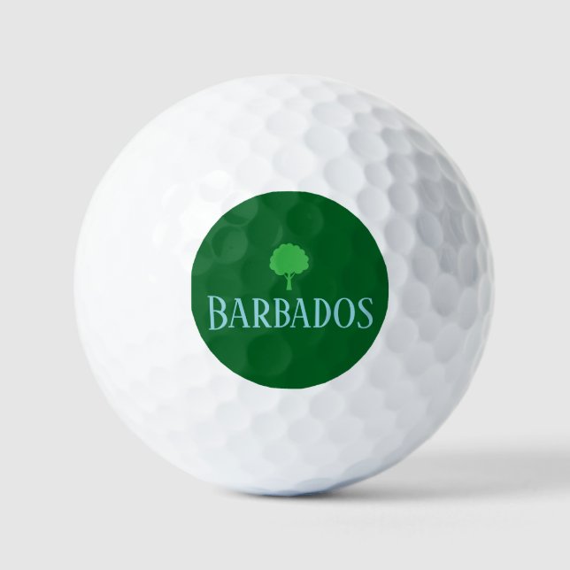 Balles De Golf Barbados Golf Balls  (Recto)