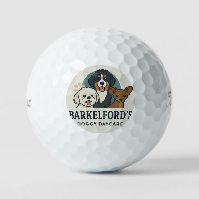 Balles De Golf Barkelford's Titleist ProV1 Doggy Daycare golf bal (Recto)