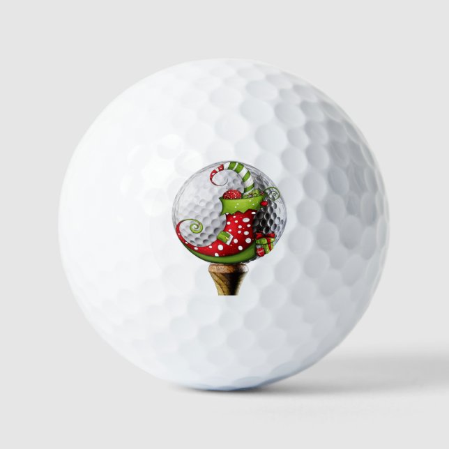 Balles De Golf Bas de Noël (Recto)