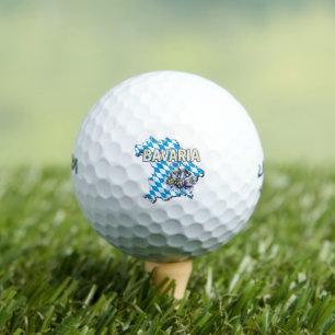 Balles De Golf Bavière Allemagne Rétro Plan d'Etat fédéral Edelwe