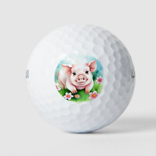 Balles De Golf Bébé mignon porc