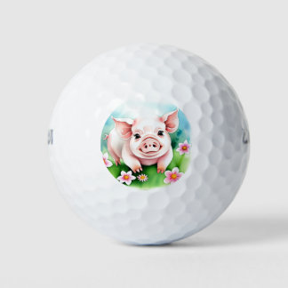 Balles De Golf Bébé mignon porc