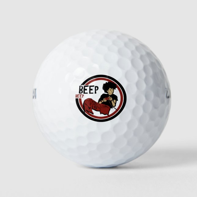 Balles De Golf Beep Beep Gamer (Devant)